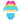 RuffleButts Girls Neon Sunset Long Sleeve Rash Guard Bikini