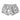 iScream Silver Metallic Plush Shorts